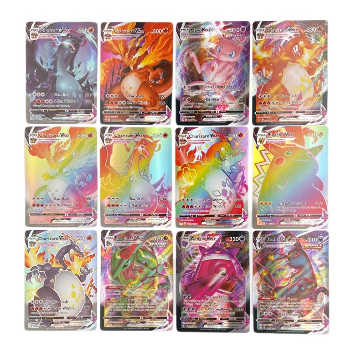 50-300pcs-pokemons-card-shining-takara-tomy-gx-vmax-v-max-cards-game-battle-carte-trading-children-toy