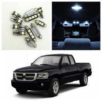 11pcs Canbus Xenon White Car LED Light Bulbs Interior Package Kit For 2005-2010 Dodge Dakota Map Dome Trunk License Plate Lamp