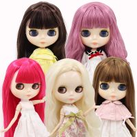 - ตุ๊กตาบลายธ์ blythe doll 1/6 bjd doll  บลายธ์ doll with clothes and shoes white skin shiny face cute doll gift