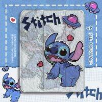 Disney Stitch Angel Ipad Mini Casing Tablet 4 2 1สามอากาศน่ารัก5 Pro กันกระแทก11in Ipad 2020 3พับ