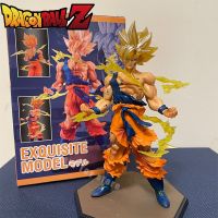 【CW】 Hot Son Goku Super Saiyan Anime Figure 16cm DBZ Gifts Collectible Figurines for Kids