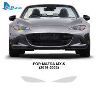 AIRSPEED ไฟหน้ารถฟิล์มป้องกันเคส TPU สำหรับ Mazda MX-5 2016-2023เปลือกไฟหน้ารถฝาครอบเลนส์ใสโป๊ะโคมไฟฝาครอบไฟหน้าอุปกรณ์ป้องกันภายนอกรถยนต์