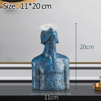 Home Decoration Accessories Modern Art Sculptures Ornaments Creative Simple Resin Crafts Figurine Desktop Decor Miniature Model