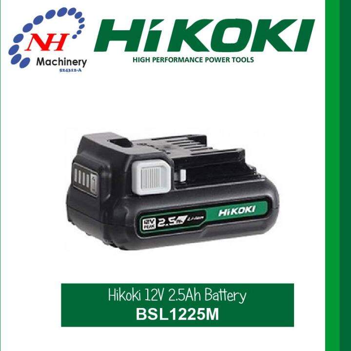 Hikoki BSL1225M 12V 2.5Ah Battery Lazada