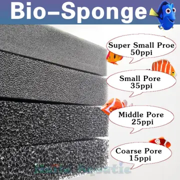 Bio Sponge Filter Media Pad Cut-to-fit Foam upto 40 for Aquarium Fish Tank  Pond