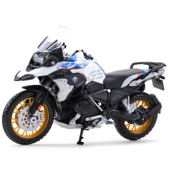 รถ1-18-bmw-แบบคงที่-gs-แบบ-r1250ของเล่นแบบจำลองรถมอเตอร์ไซค์สำหรับงานอดิเรกของสะสม