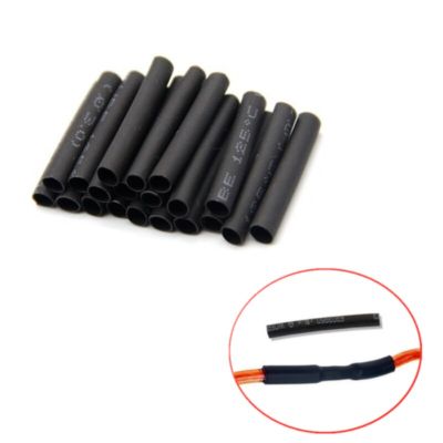 420Pcs Black Heat Shrink Tubing Glue Polyolefin Weatherproof Sleeving Tubing Sleeve Wrap Tube Kit Cable Sleeves Cable Management