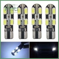 PETI มอเตอร์4ชิ้น COB สีขาวหลอดไฟ12V 5630-12SMD โดมแผนที่ T10 W5W รถอ่านหลอดไฟป้ายทะเบียนรถ