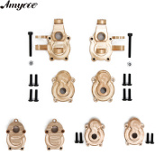 Amyove Brass Front Steering Block Upgraded Accessories Compatible For YK 1
