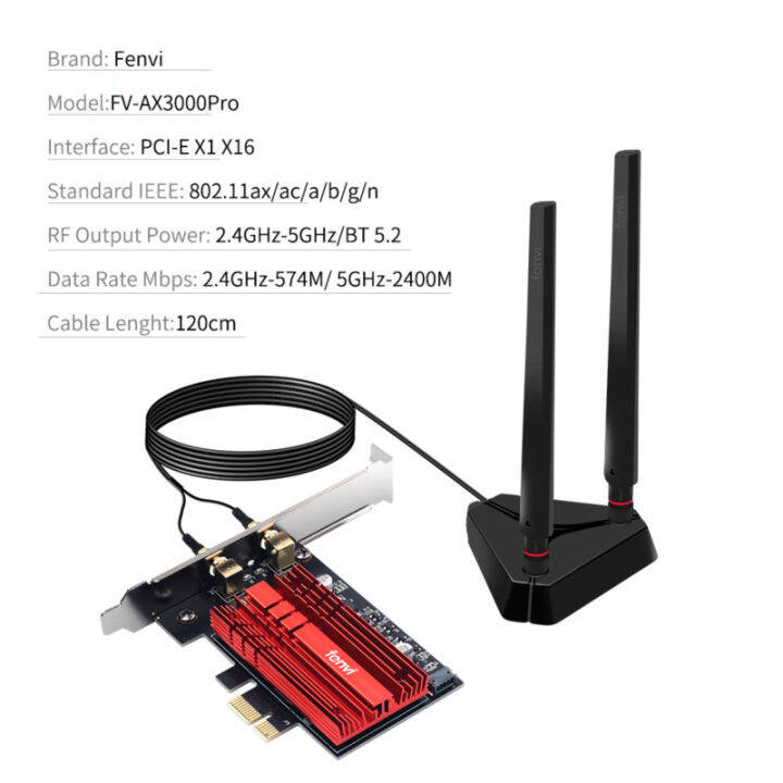 fenvi-wi-fi-6e-in-ax210-3000mbps-pcie-wireless-network-wi-fi-wlan-adapter-2-4g5g6ghz-802-11ax-bluetooth-5-2-card-windows-10