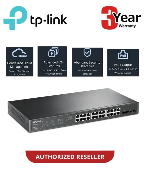 Tp-link Switch Smart Gigabit Tl-sg2428p 24 Port