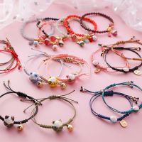 XiaoboACC Gelang Tangan Korea Fashion Small Cat Weaving Cat Tassel celet