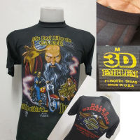 เสื้อผ้าบางฮาเลย์ Harley-Davidson ผ้ามุ้งบางใส่สบาย สไตล์วินเทจ ป้ายVintage 3D EMBLEM [ S M L XL ]