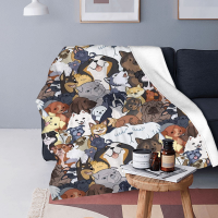 2023 newxzx blanket- Pugs And Kisses Quilt, Big Dark Eyes Of Pug Are Adorable Quilt Blanket Multiple styles （40x60inch/50×60inch/60×80inch） 22