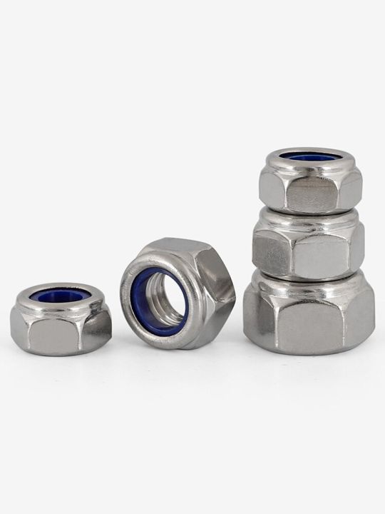 m4-m5-m6-m8-m10-m12-304-stainless-steel-reverse-thread-hex-lock-nut-left-tooth-nuts-self-locking-nut-anti-loose-nut-nails-screws-fasteners