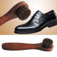 Long-handled Horse Hair Shoe Brush For Leather Shoes Cleaning Brush Round Head Sneaker Brush Boot Polish Brush brosse chaussures Shoes Accessories