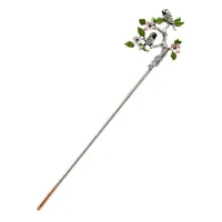 Muylinda Vintage Chinese Style Hanfu Hair Stick Women Metal Glaze Hair Fork Chopsticks Hairpin Woman Hair Jewelry Accessories Haberdashery