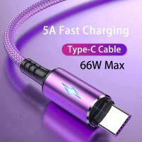 Fast Charging 5A USB Type c Cable For Huawei mate 40 P40 p30 pro Honor Cable 2M For Xiaomi Redmi Note 7 8 Pro 8A 6a Type-c Cable