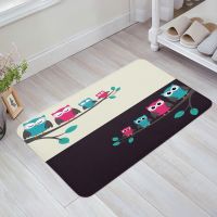 Cartoon Animals Cute Owl Day And Night Kitchen Doormat Bedroom Bath Floor Carpet House Hold Carpet Door Mat Area Rugs Home Decor