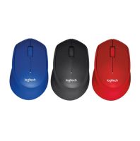 เมาส์ไร้สาย Logitech Wireless Mouse Silent Plus M331 Black