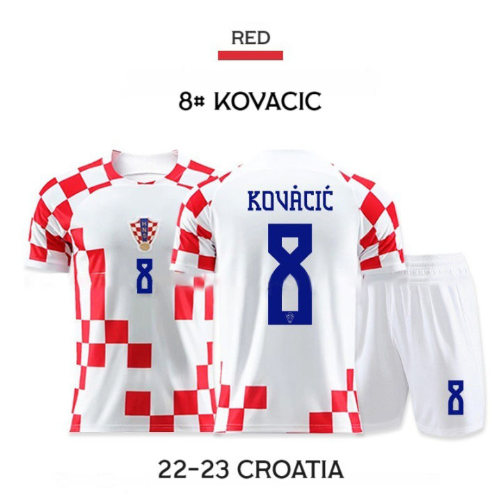 เสื้อฟุตบอลโลก2022-modric-โครเอเชียเสื้อทีมชาติสำหรับผู้ใหญ่-หมายเลข7-8-9-10-11-15