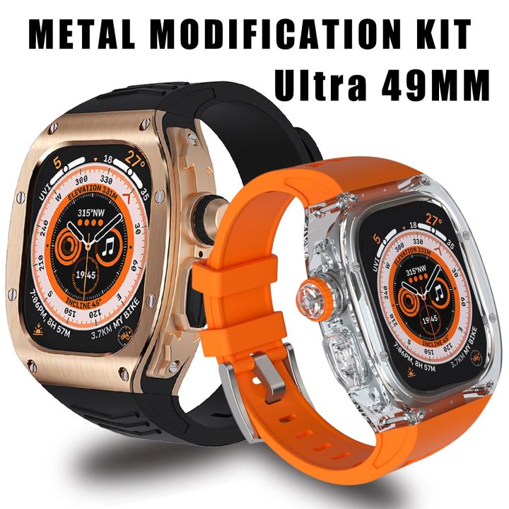 modification-kit-for-apple-watch-8-ultra-luxury-stainless-steel-case-rubber-band-iwatch-series-8-49mm-sport-bracelet-refit-mod-straps