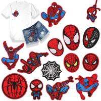 Marvel Cloth Patch Spiderman Embroidered Clothing Patches Anime Cartoon Cloth Decoration Accessories for Shirt Pants Jeans Bags Haberdashery