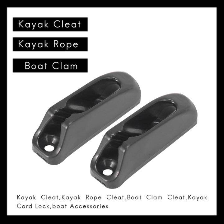 6pcs-canoe-kayak-cord-lock-rudder-control-nylon-self-lock-rope-cord-tensioner-runner-anchor-jam-cleat-boat-accessories