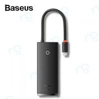 คุณภาพดี  Baseus 6 in 1 Type C HUB USB อะแดปเตอร์  อุปกรณ์เสริมคอมพิวเตอร์ อุปกรณ์เชื่อมต่อ มีการรัประกันคุณภาพ  ฮาร์ดแวร์คอมพิวเตอร์