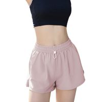 Outdoor Sports Quick Dry Shorts for Women Elastic Loose Spring Running Yoga Tennis Training Shorts With Pockets Side Open Shorts