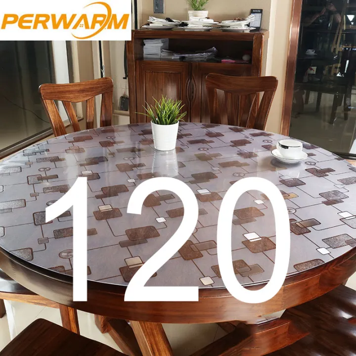1 5mm Geometric Round Thick Crystal, Dining Room Table Protective Pad