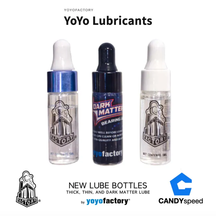 yoyofactory lubricants น้ำยาโยโย่ yoyo oil, Yoyo Lube Thick, Thin, Dark Matter | by CANDYspeed