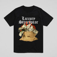 เสื้อยืดสกรีนลาย Money LUXURD STREETMEAR เสื้อยืดแฟชั่น Street Cotton