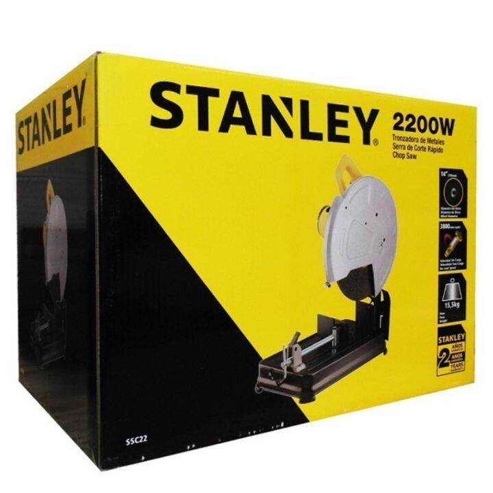 stanley-แท่นตัดไฟเบอร์-ssc22v-b1-2200w-chopsaw-value-pack