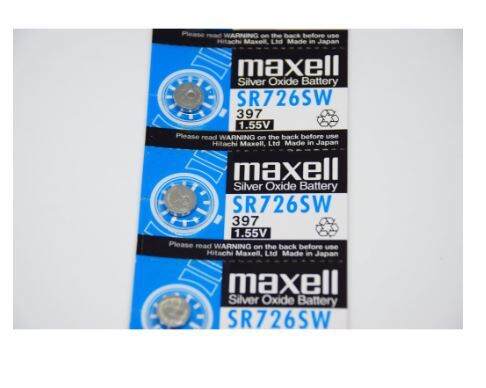 ถ่านกระดุม-maxell-sr726sw-1-แผง-จำนวน-5-ก้อน