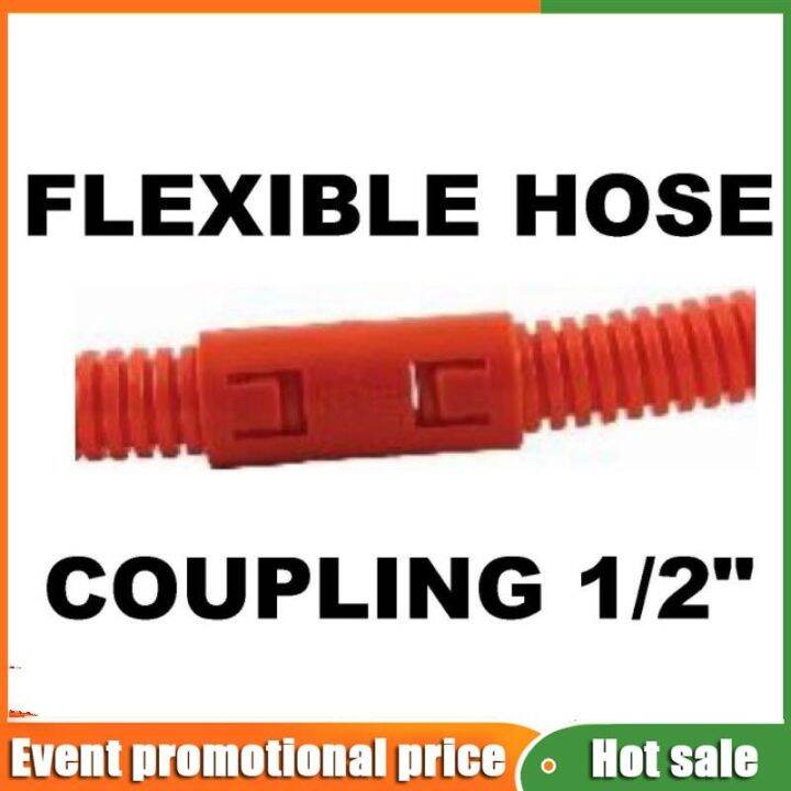 PVC ORANGE ELECTRICAL FLEXIBLE HOSE COUPLING 1/2 Lazada PH