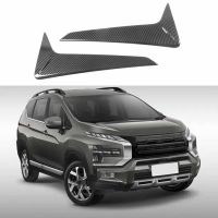 Car Carbon Fiber ABS Rear Window Spoiler Cover Trim Fit for Mitsubishi Xpander 2022 2023