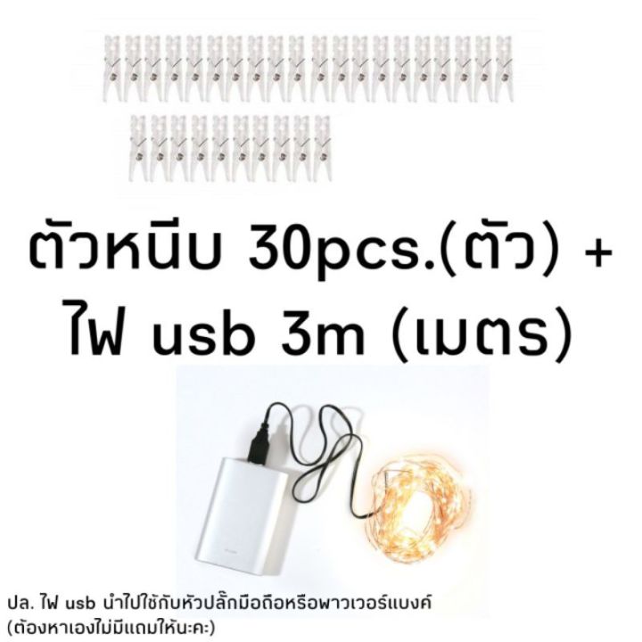 ส่งจากไทย-ไฟledแบบมีที่หนีบรูป-ทั้งแบบใส่ถ่านและแบบusb-ใช้ประดับตกแต่งงานปาร์ตี้และสถานที่-lg-11