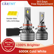 CarTnT 1 Cặp Đèn Pha Xe Hơi LED 120W H4 H7 H11 HB3 9005 HB4 9006 H1 H8 H9