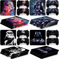 ✤ Star Wars Vinyl Skin Sticker Protective Film for PlayStation4 PS4 P S 4 Pro Console 2 Controllers Decal Cover Game Accessories