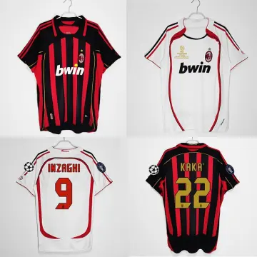 AC Milan 06/07 KAKA 22 Long Sleeve Retro Vintage Classic Shirts Jersey 2XL