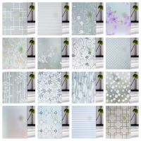 Window Film Privacy  Stained Glass Film  Frosted Opaque Glass Clings  Sun Blocking Vinyl Window Stickers for Door Home Office Window Sticker and Films