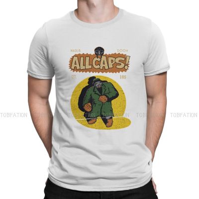 Mf Doom American Underground Hop Singer Tshirt For Men All Caps Madlib Humor Tee T Shirt Novelty Design