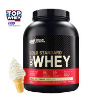 Optimum Nutrition Gold Standard 100% Whey Protein 5LB - Vanilla Ice Cream – เวย์โปรตีนไอโซเลต  มีส่วนผสมของ แอล กลูตามีน และบีซีเอเอ   เวย์โปรตีนคุณภาพสูงเสริมสร้างกล้ามเนื้อ  ฟื้นฟู-ซ่อมแซมกล้ามเนื้อ