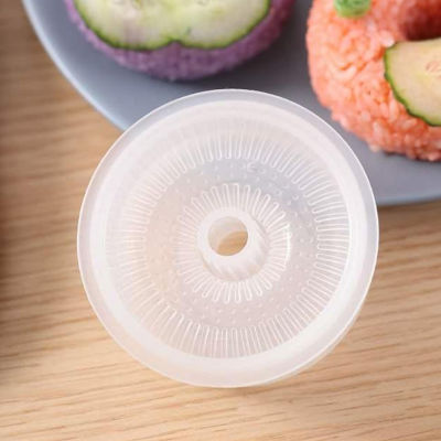 yizhuoliang 2pcs Creative sushi donut Shape Maker ข้าวบอลแม่พิมพ์บ้านแม่พิมพ์ข้าวไม่ติด