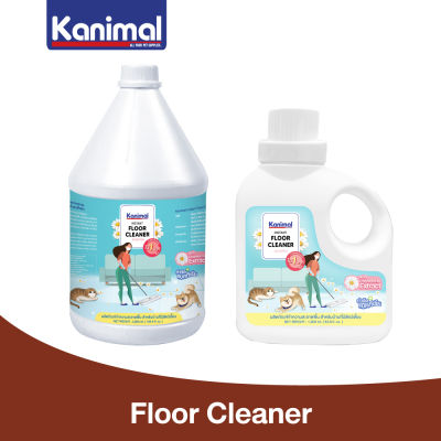 ⭐5.0 |Kanimal Floor Cleaner น้ำยาเช็ดพื้น น้ำยาถูพื้น กำจัดกลิ่นเหม็น และแคทีเรีย สำหรัสุนัข แมว กระต่าย มี 2 ขนาด สินค้าใหม่เข้าสู่ตลาด