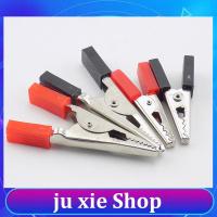 JuXie store 5pcs 50mm 35mm Alligator Clips Crocodile Clip Connecto Test Lead Electrical Power Terminals Tool