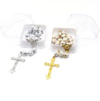 [COD] Rosary beads with box bracelet cross looper prayer