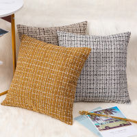 Cotton And Linen Simple Home Decorative Pillow Cover Nordic Housse De Coussin Line Grid Cushion Cover Pillow Case For Car