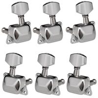 ▦ 6 PCS Guitar String Tuning Pegs Tuner Semi-closed Tuner Machine Heads for Electric Guitar Folk Acoustic Guitar Tuning Pegs 3L 3R